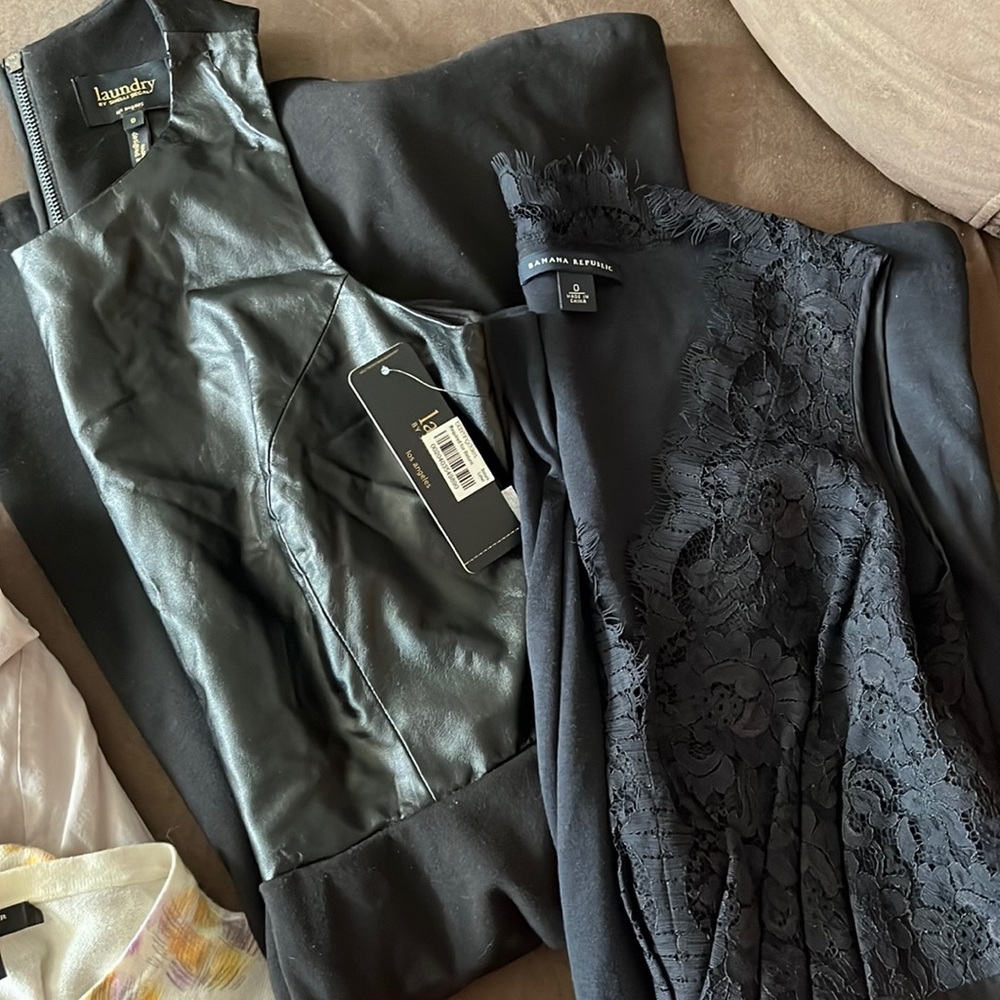 Black cocktail dresses 2 Shelli Segal Laundry Banana Republic